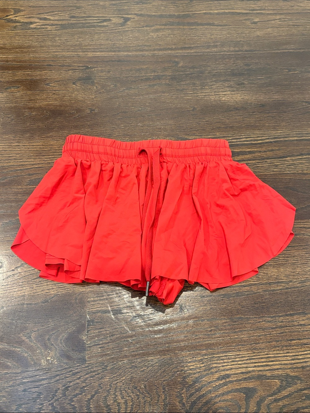 Liberty Pro Girls Red Athletic Skort-Style Shorts Size Large